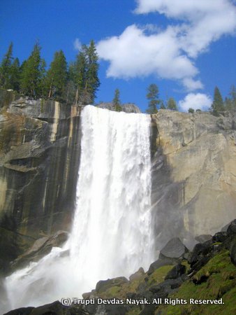 Mist Trail Along Vernal And Nevada Falls