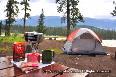 Cooking at Campsite