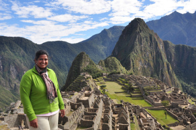 Trupti at Machu Picchu