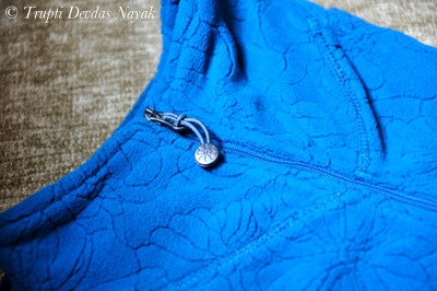 Rosa Zip Fleece Detail