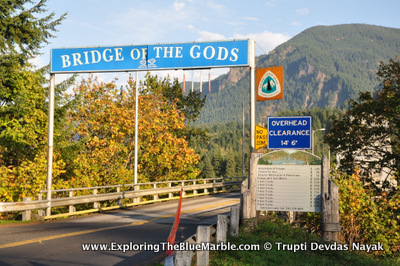 Bridge Of The Gods Oregon Washington Border