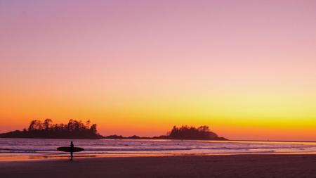 Sunset-in-Long-Beach-Tofino-BC-Canada