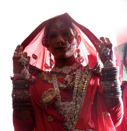 Bride in Sikar Shekawati District Rajasthan