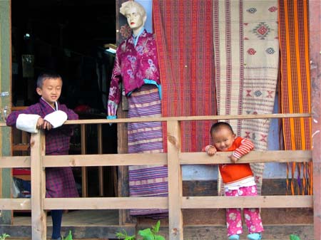 Cute Kids in Bumthang