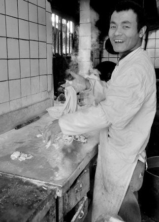 Noodle Maker in XiAn