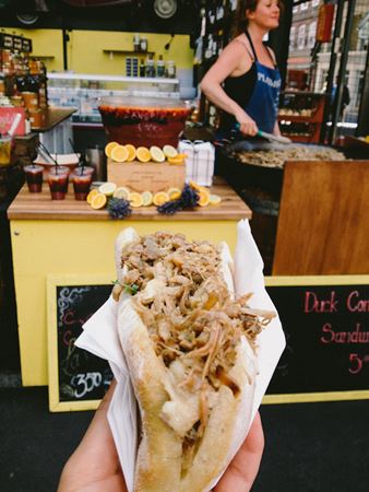 Duck Confit Sandwich Borough Market