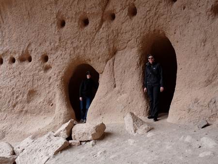 Amy and Alethea at Bandelier