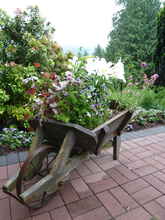 Mintner Garden wheelbarrow