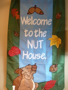 nut house sign