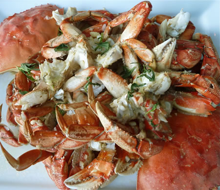 Rockwater crab platter