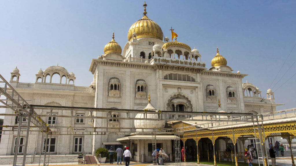 Sikh temple exterior in India