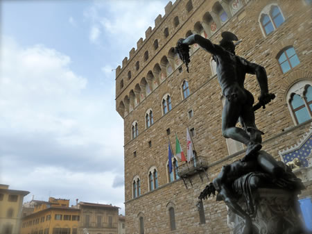 Florence Italy Palazzo Vecchio exterior