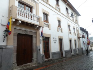 Casona de la Ronda Quito entrance