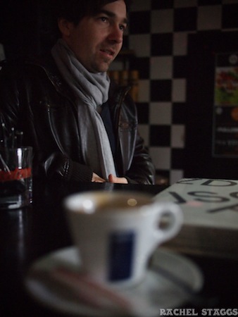 jirka made me an espresso at elektric cafe sumperk czech republic moravia