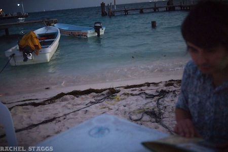 beach sand boats fishing village mexico island