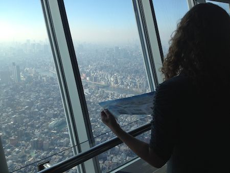 Tokyo Tower And Map 