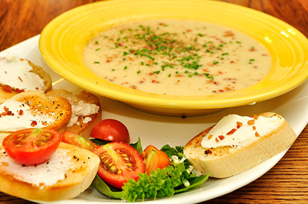 Potato and leek soup
