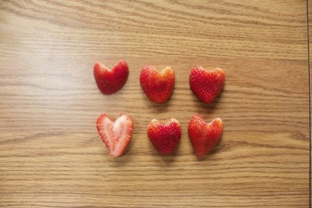 Strawberry hearts