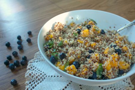 Mango quinoa salad