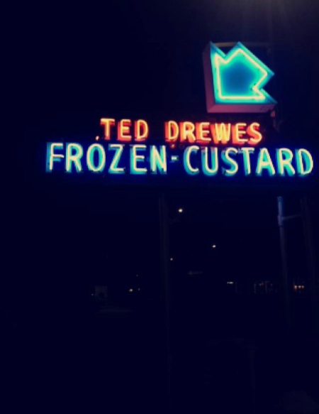 Ted Drewes ice cream