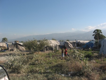 Tent City in Haiti
