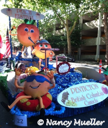 Seafair Penticton Peach Float