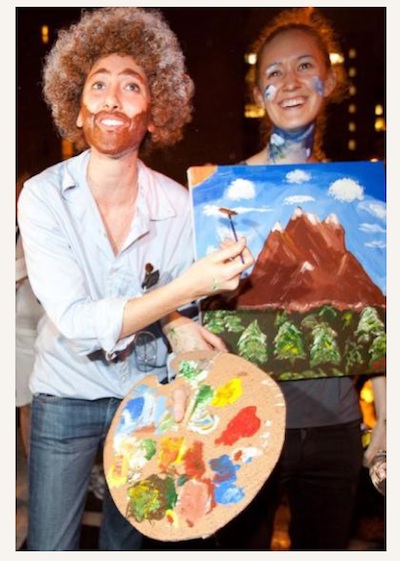 bob ross costume