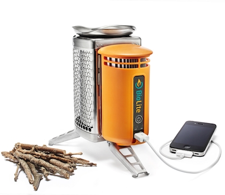 biolite camp stove charging 