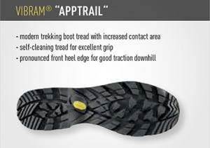 Lowa Camino GTX Vibram Apptrail sole