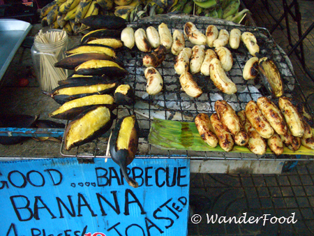 Barbecued Bananas