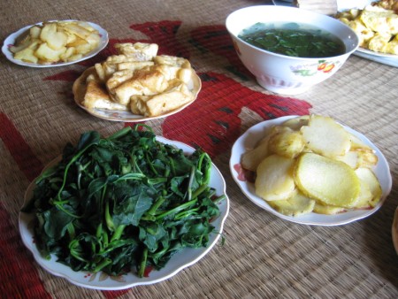 Vietnam Vegetarian Muong Lunch