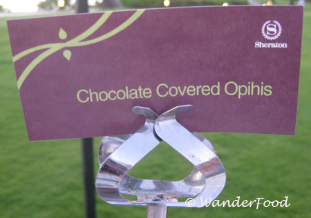 chocolate covered Opihi Sign