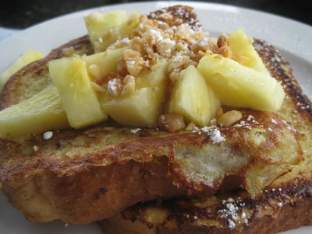 Kalaheo Coffee French Toast Breakfast