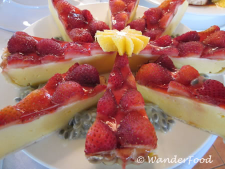 Papua New Guinea's Strawberry Cheesecake