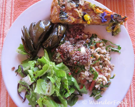 Lunch Plate Cooking School at Rancho la Puerta