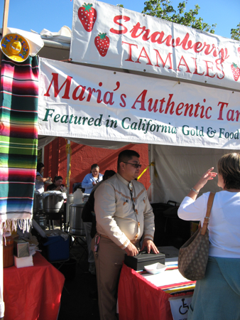 Strawberry tamales