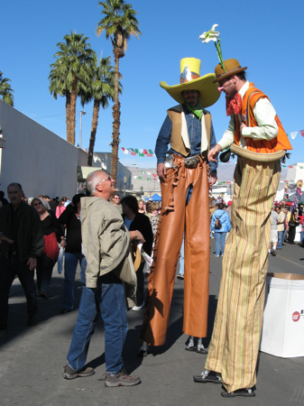 Stilt walkers