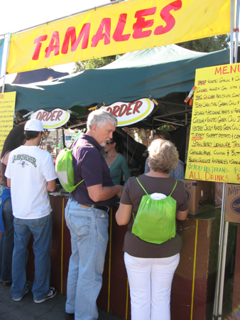 Tamale stand