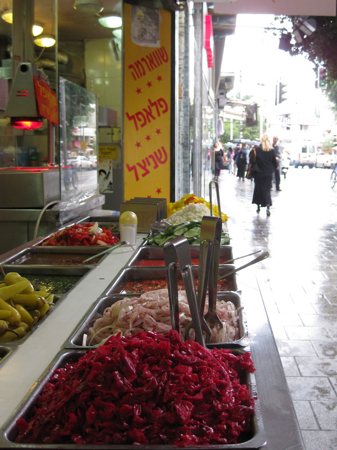 falafel stand, Israel