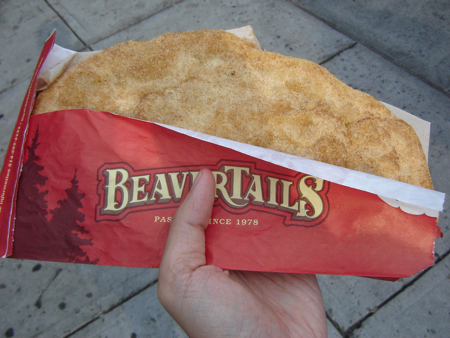 Cinnamon sugar BeaverTail