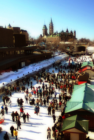 Rideau Canal skateway, Ottawa