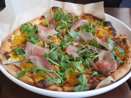 Butternut Squash Pizza, La Bicyclette, Carmel, California