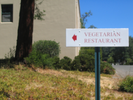 Vegetarian restaurant at Ten Thousand Buddhas Monastery, Ukiah, California