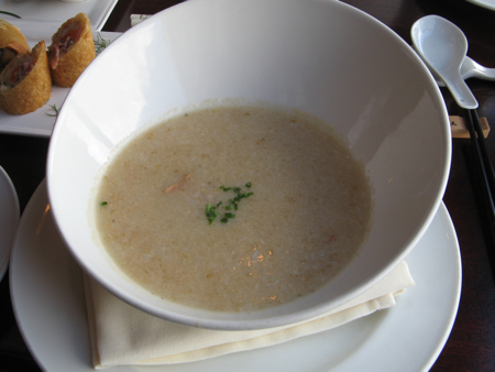 Congee at Hotel Grand Pacific (dim sum), Victoria, BC