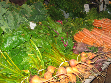 Vegetables at the San Luis Obispo Farmers' Market