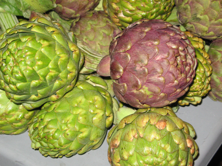 Artichokes at the San Luis Obispo Farmers' Market