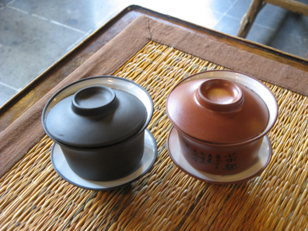 Tea tasting, Lan Su Chinese Garden, Portland, OR