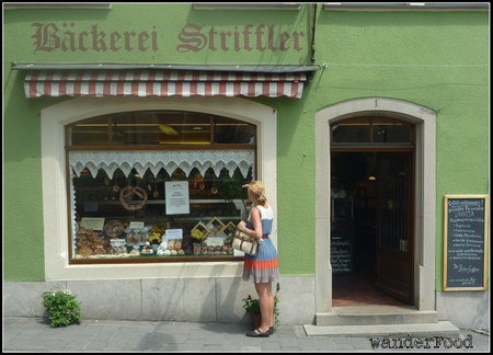 Bakery in Germany with Schneeballen