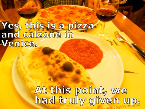 Pizza in Venice
