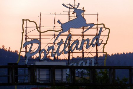 Portland Oregon sign